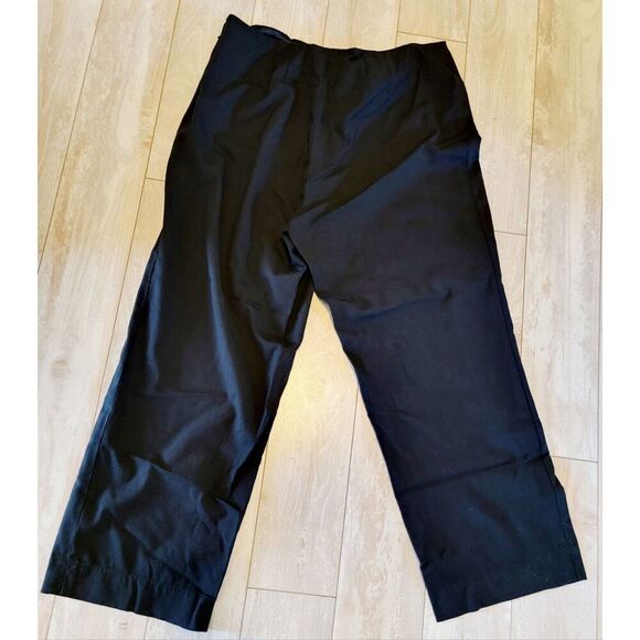 St. John 16 Caviar Women's 16 Dress Pants Slacks Black Side Zip/Hook No  Mat Tag - Picture 2 of 8